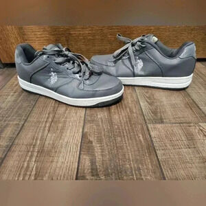 US Polo Association Men’s Size 10 Grey Canvas Shoes